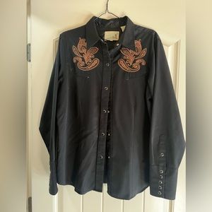 Roper XL snap long sleeve shirt